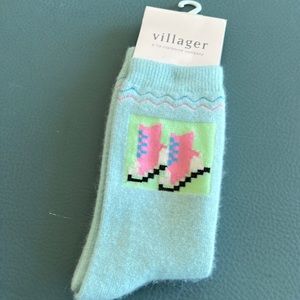 Light Blue Skate design socks